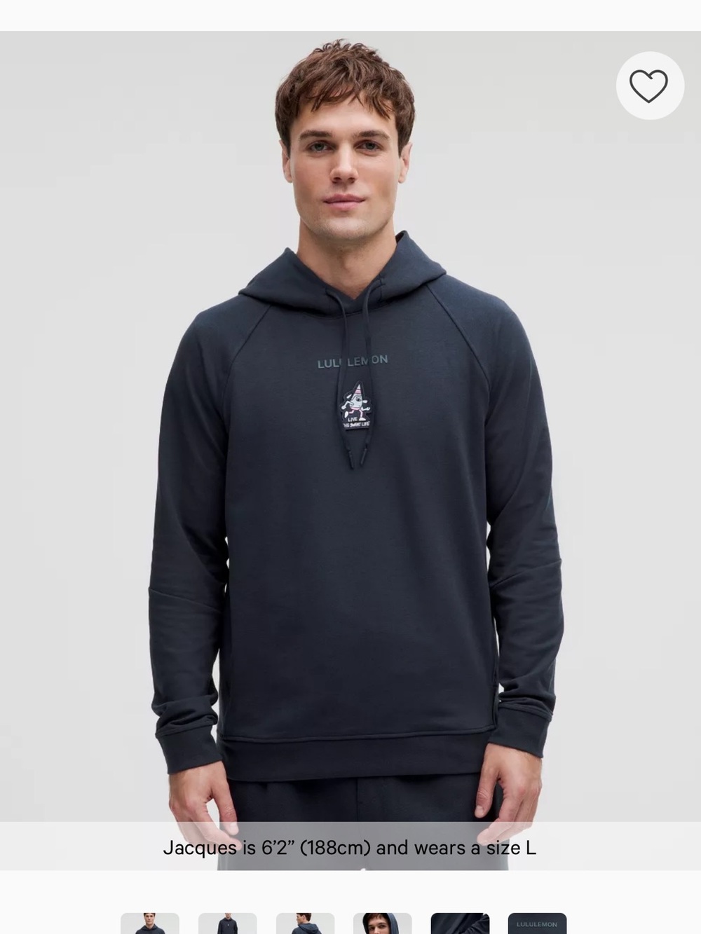 Lululemon Men’s City Sweat Pullover Hoodie Graphic.